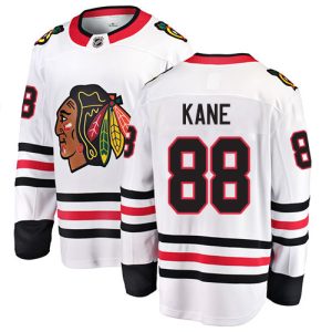 Kinder Chicago Blackhawks Eishockey Trikot Patrick Kane #88 Breakaway Weiß Fanatics Branded Auswärts